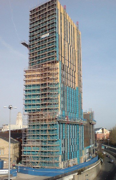 Broadcasting Place at its full height