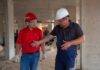 person in a construction site