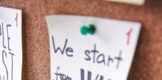 notes on board