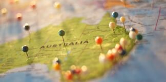 australia map