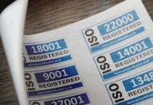 printed iso certification coupons