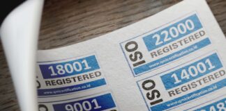 printed iso certification coupons