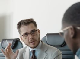 recruiter interviewing a candidate