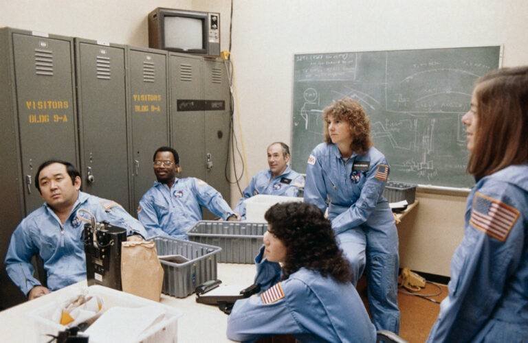 STS-51L Prime and Backup Crew Members