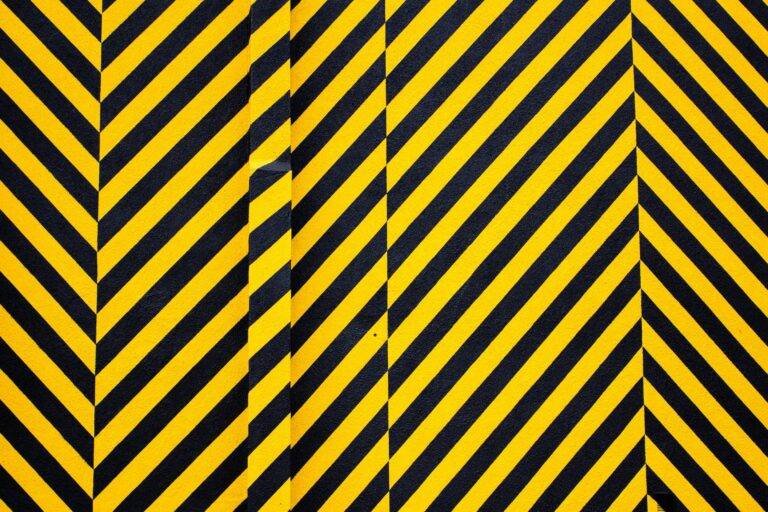 yellow and black striped