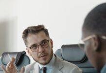 recruiter interviewing a candidate