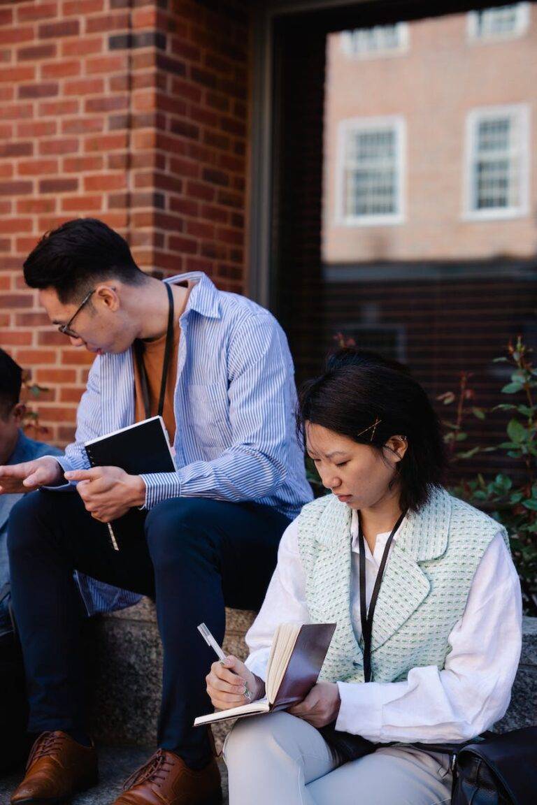 students learning together