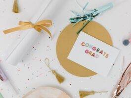 an envelope with colorful letters
