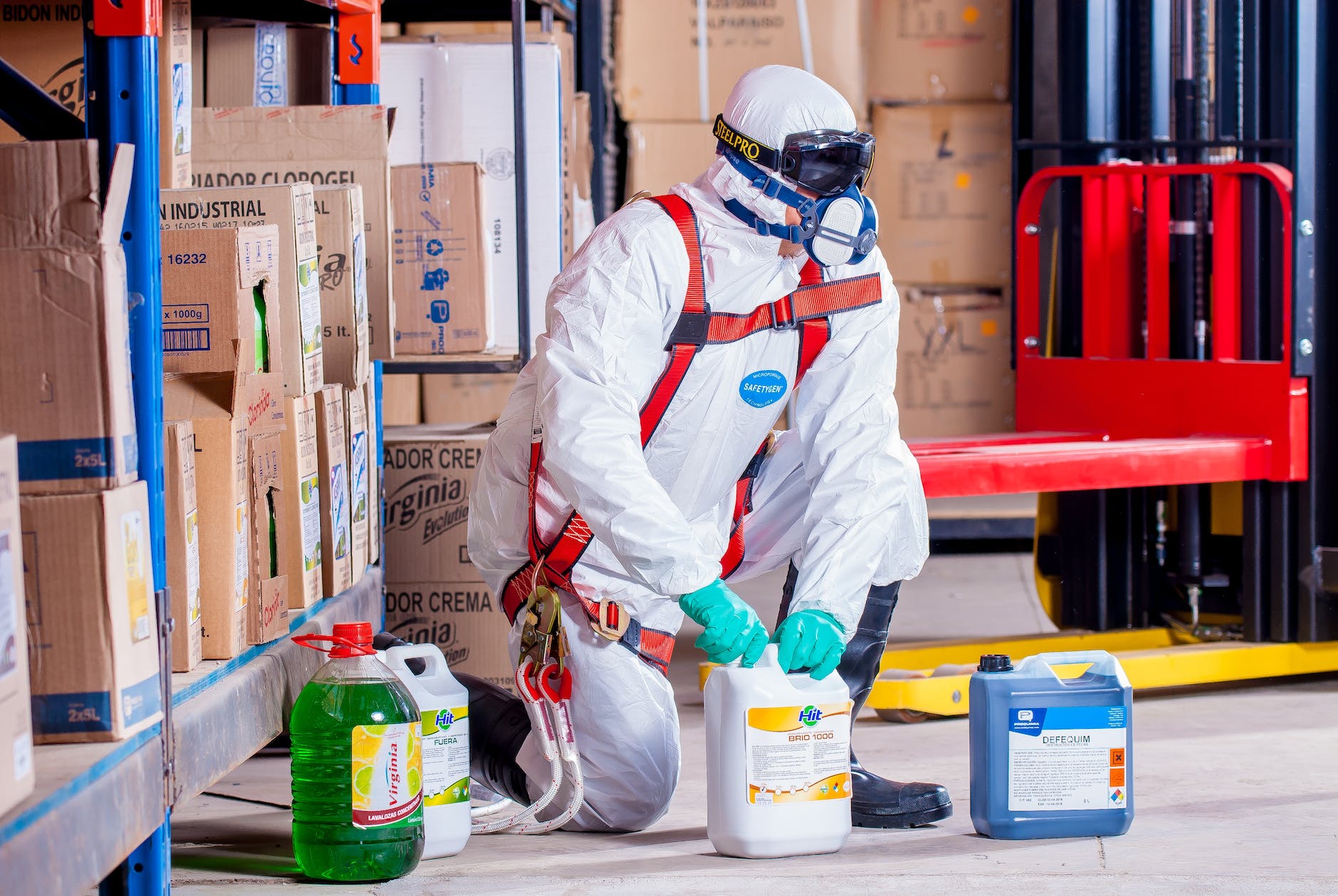 Chemical Handling: Storage and Personal Protective Equipment (PPE)