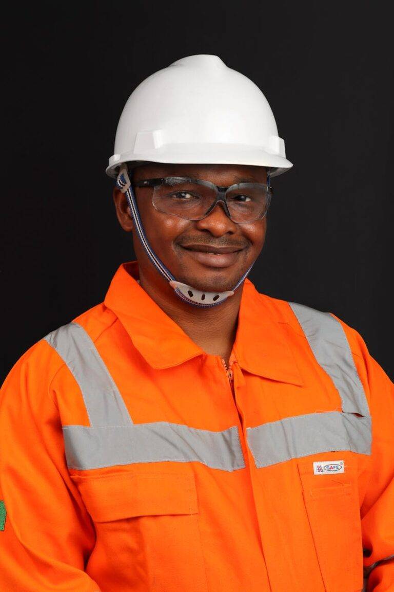 portrait of construction worker