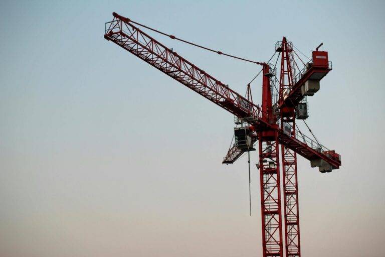 red and black industrial machine