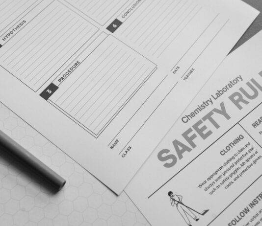 a diagnosis form on a chemistry laboratory safety rules guidelines