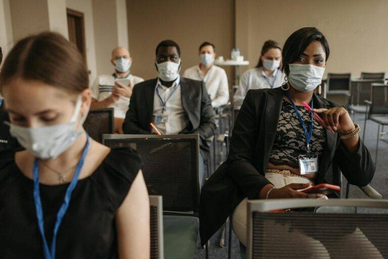 people sitting in the room