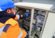 electrician by fuse box