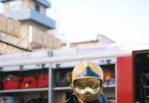 firefighter with hose