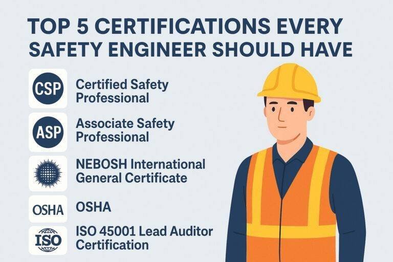 Top 5 Certifications Every Safety Engineer Should Have