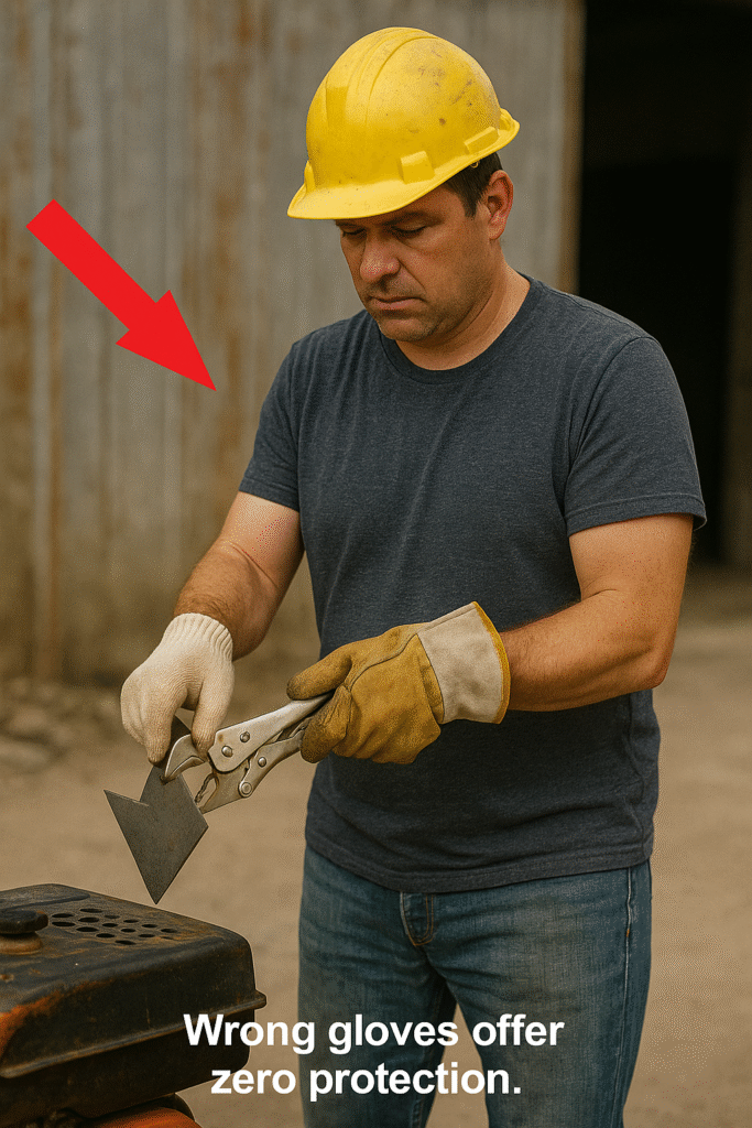 Gloves Used Incorrectly