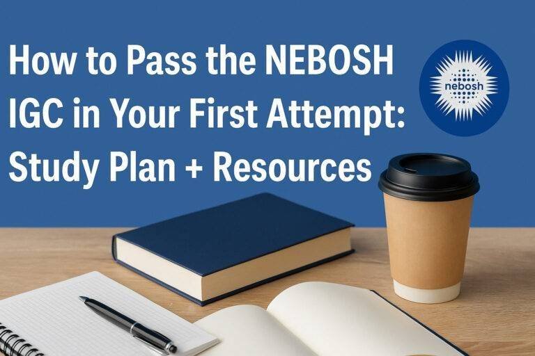 How to Pass the NEBOSH IGC in Your First Attempt: Study Plan + Resources