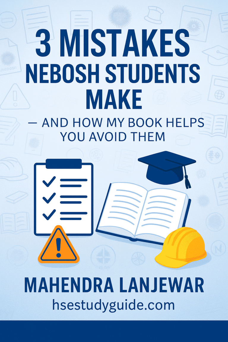 3 Mistakes NEBOSH Students Make – And How My Book Helps You Avoid Them