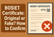 BOSIET Certificate Original or Fake? How to Confirm