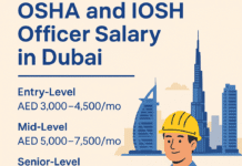 OSHA and IOSH Officer Salary in Dubai