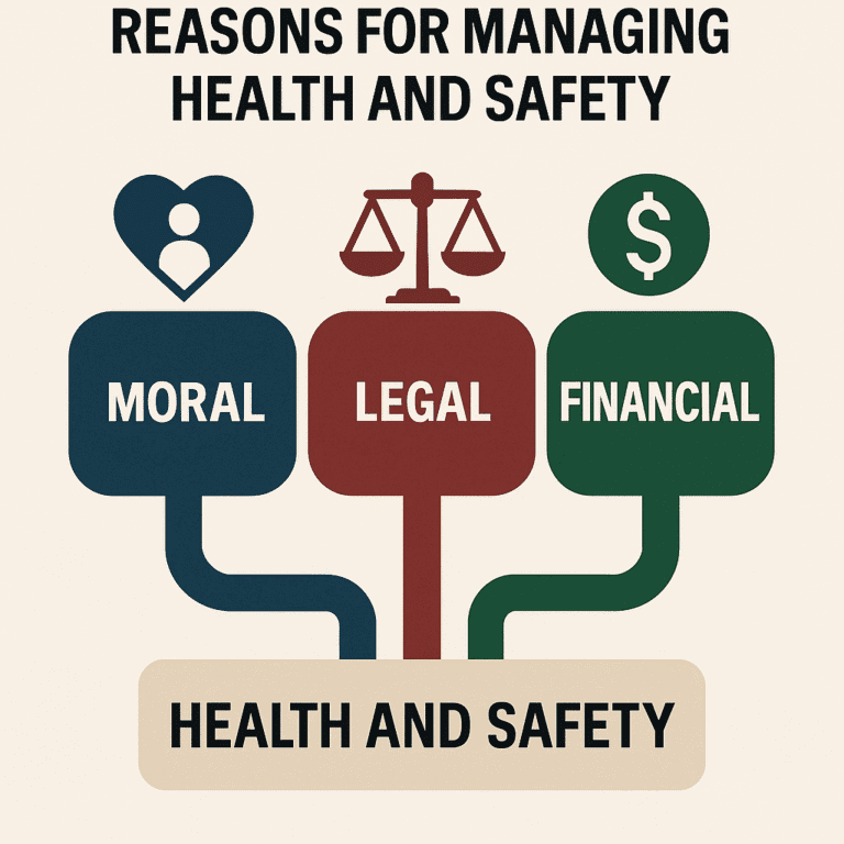 Moral, Legal, and Financial Reasons for Managing Health and Safety
