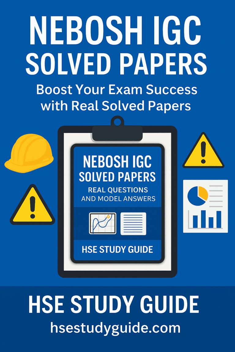 NEBOSH IGC Solved Papers