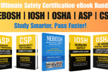 Safety Certification eBook Bundle – NEBOSH, IOSH, OSHA, ASP, CSP