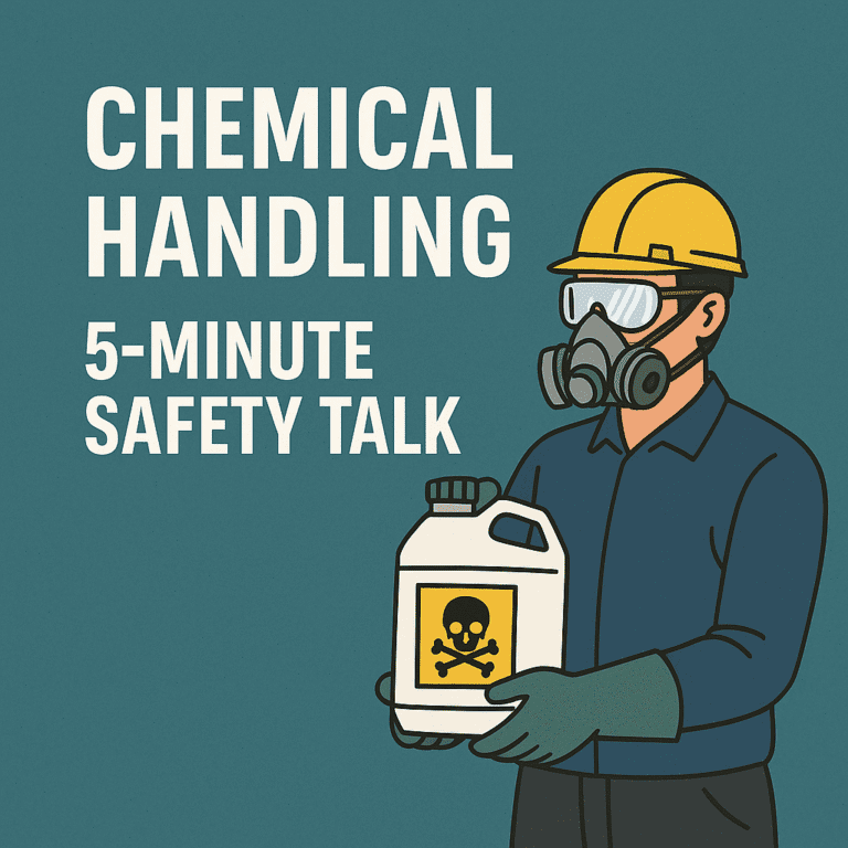 Chemical Handling 5 Minute Safety Talk