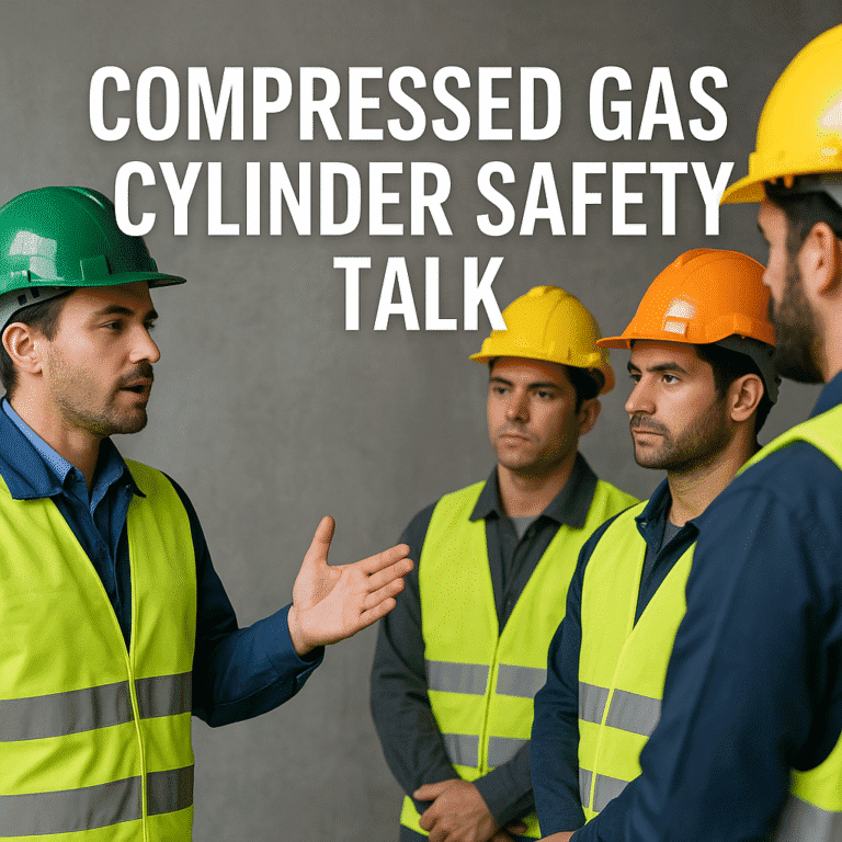 Compressed Gas Cylinder Safety Talk