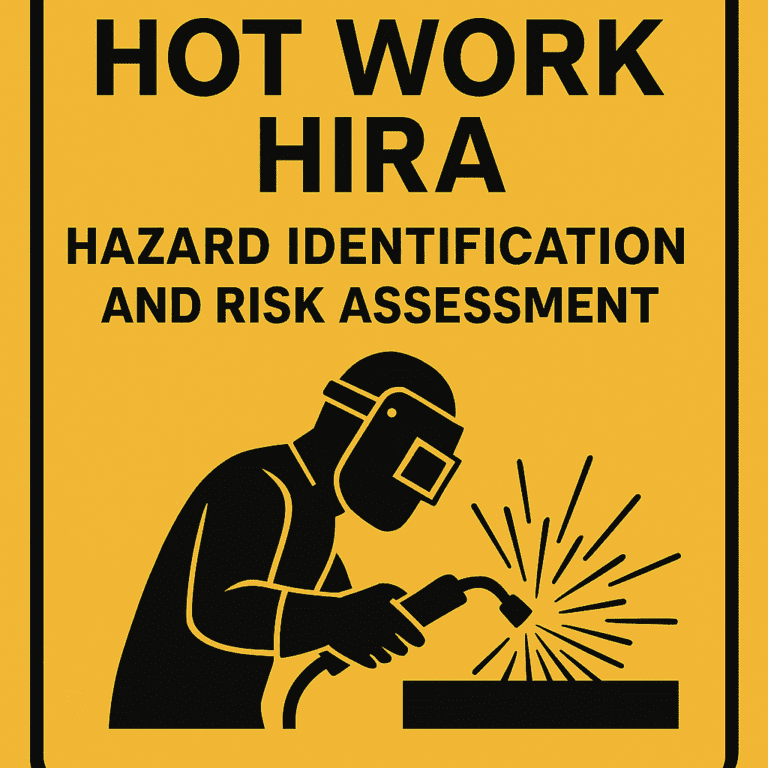 Hot Work HIRA (Hazard Identification and Risk Assessment)
