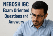 NEBOSH IGC Exam Oriented Questions and Answers