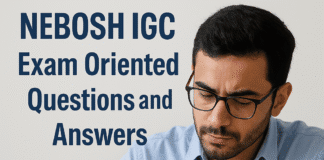 NEBOSH IGC Exam Oriented Questions and Answers