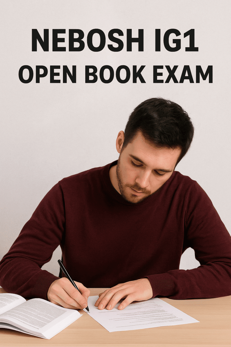 NEBOSH IG1 Open Book Exam Questions and Answers