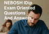 NEBOSH IDip Exam Oriented Questions And Answers NEBOSH IDip Exam Oriented Questions And Answers