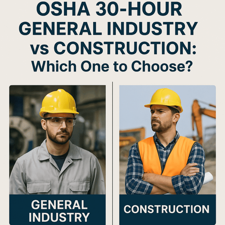 OSHA 30-Hour General Industry vs Construction: Which One to Choose?