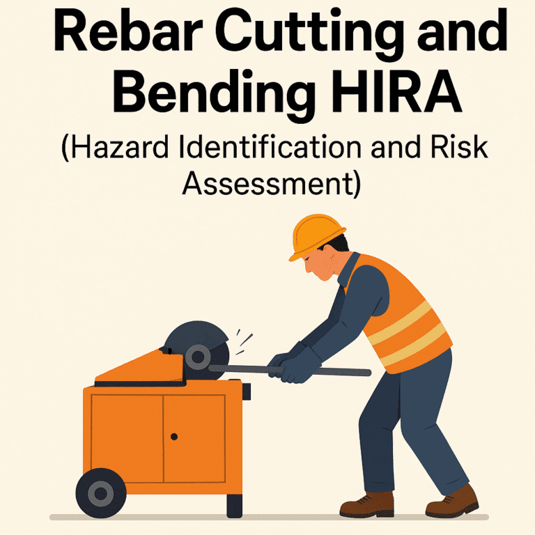 Rebar Cutting and Bending HIRA (Hazard Identification and Risk Assessment)