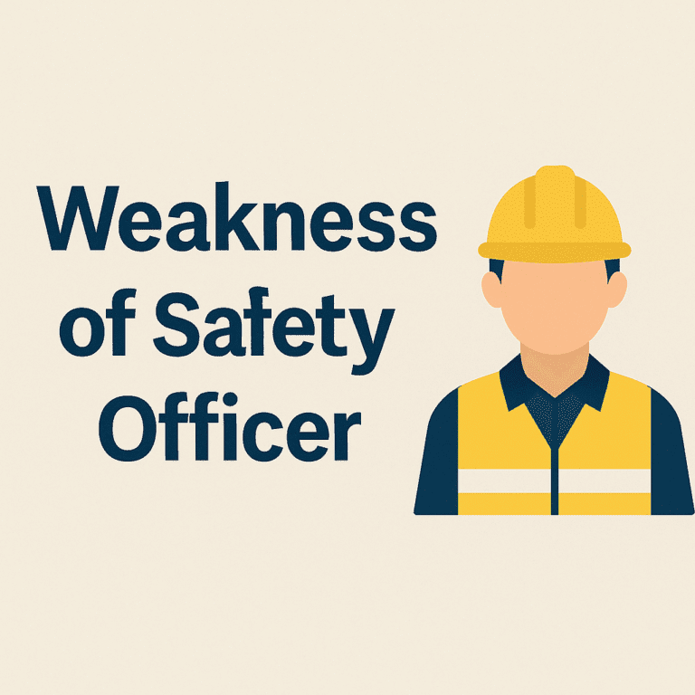 Weakness of Safety Officer