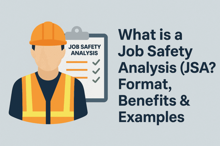 What is a Job Safety Analysis (JSA)? Format, Benefits & Examples