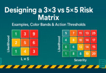 Designing a 3×3 vs 5×5 Risk Matrix