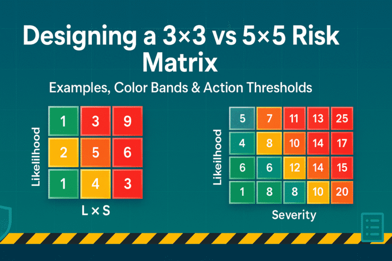 Designing a 3×3 vs 5×5 Risk Matrix