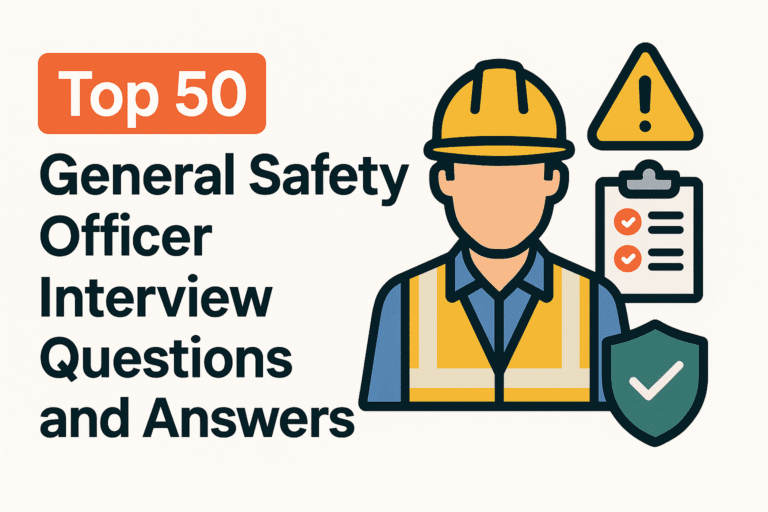 Top 50 General Safety Officer Interview Questions and Answers – Complete Guide