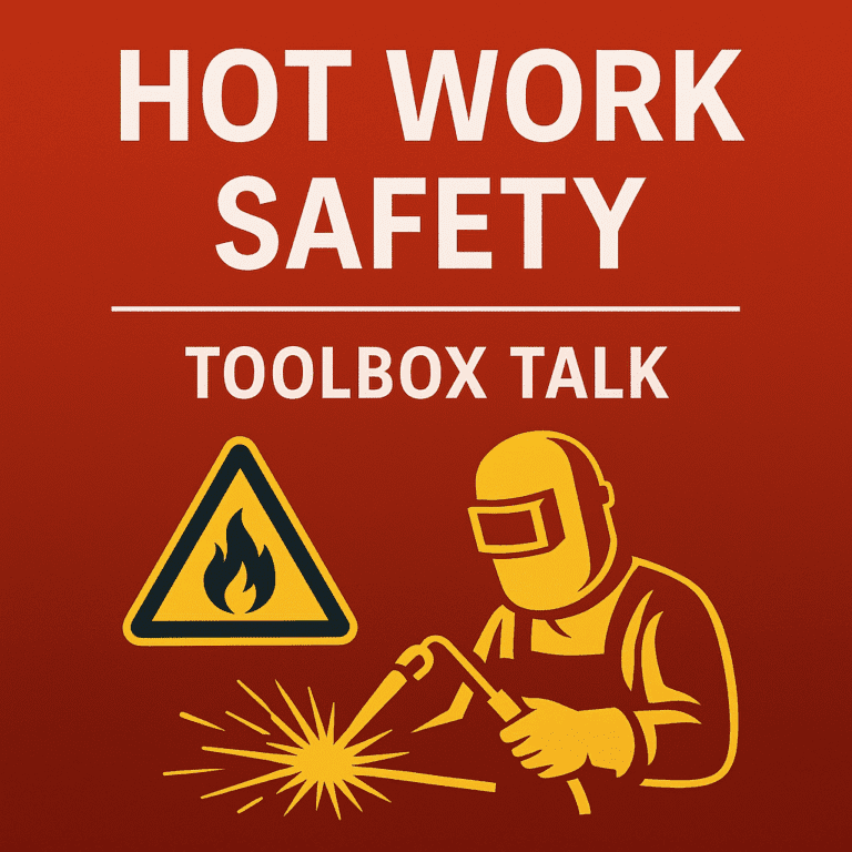 Hot Work Safety TBT Download - Toolbox Talk
