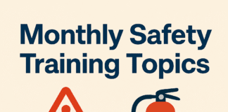 Monthly Safety Training Topics