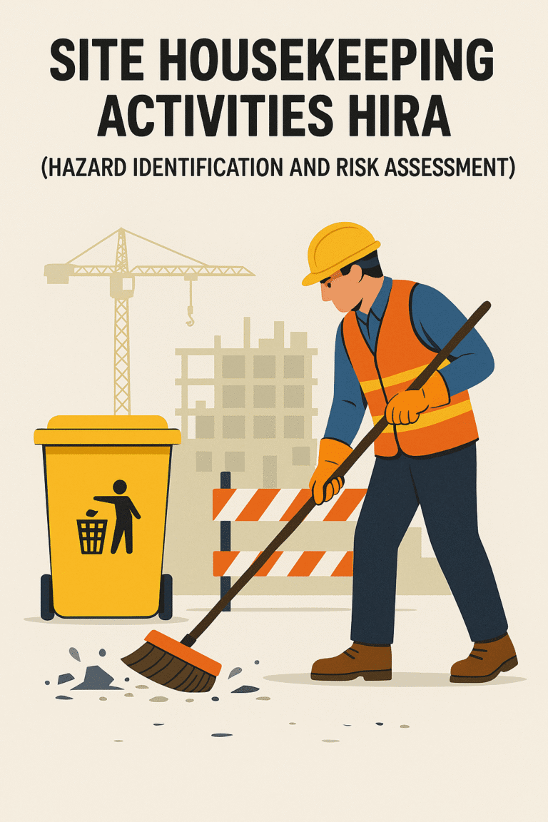 Site Housekeeping Activities HIRA