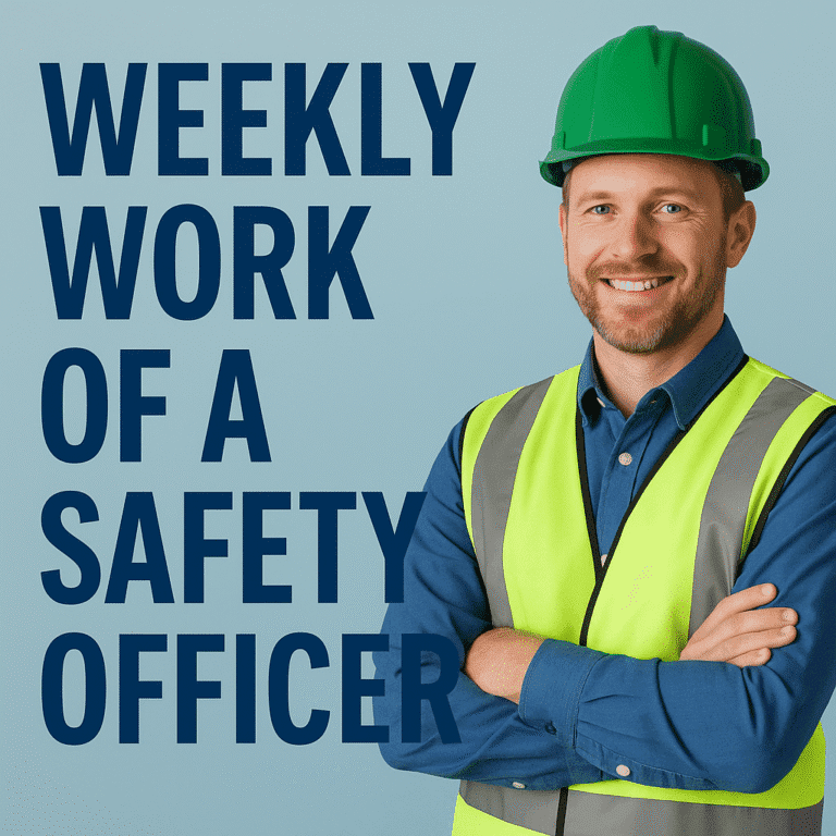 Weekly Work of a Safety Officer