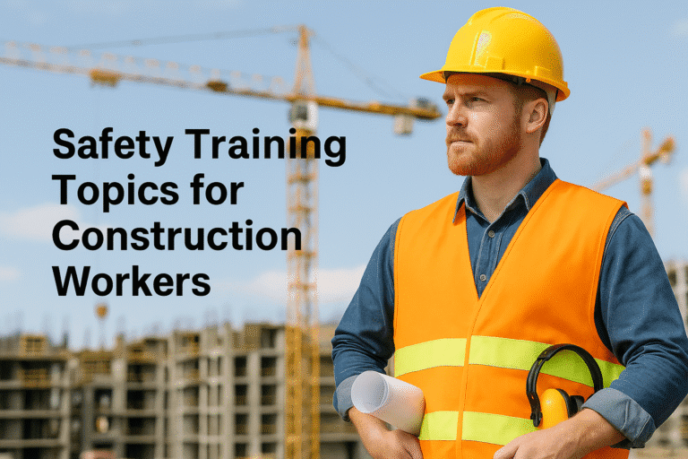 Safety Training Topics for Construction Workers