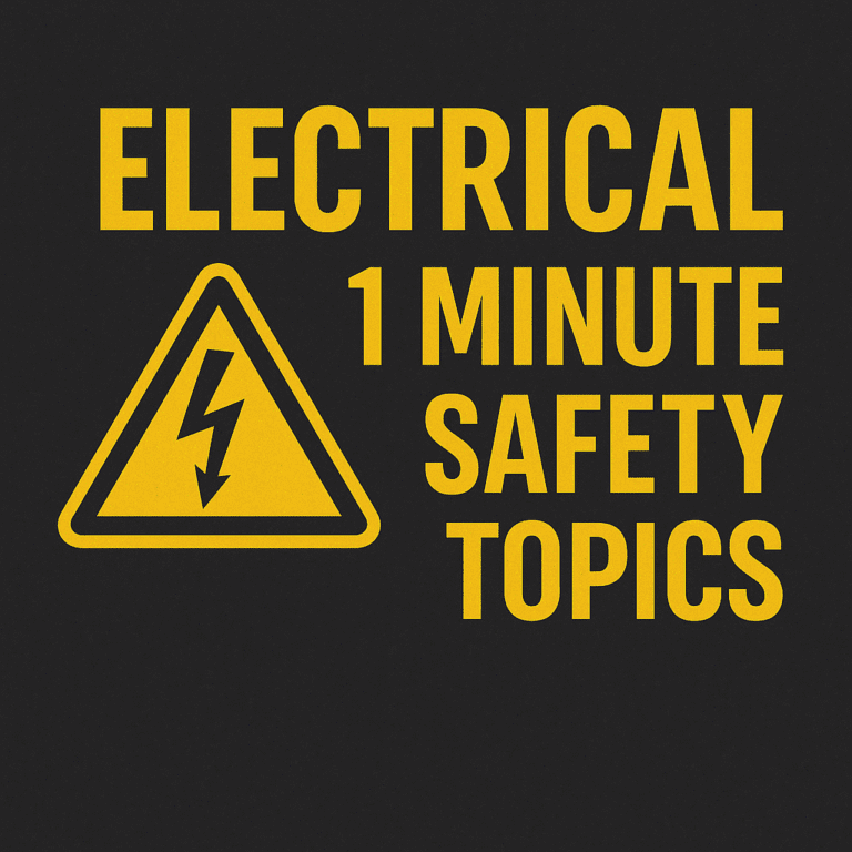 Electrical 1 Minute Safety Topics