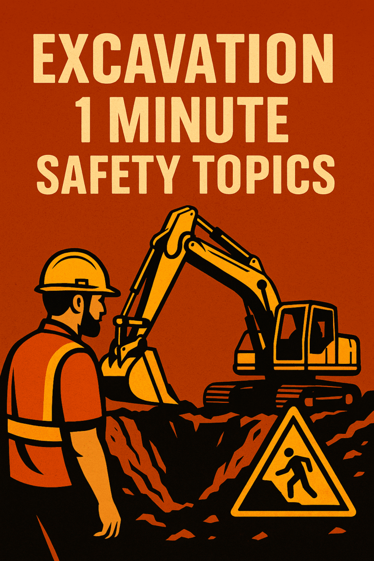 Excavation 1 Minute Safety Topics