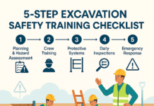Excavation Safety Training Checklist
